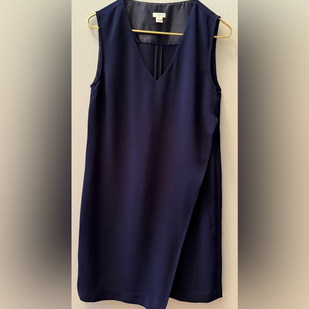 J. Crew Navy Sleeveless Mini Dress